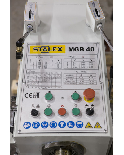 Станок сверлильный тяжелый STALEX MGB40